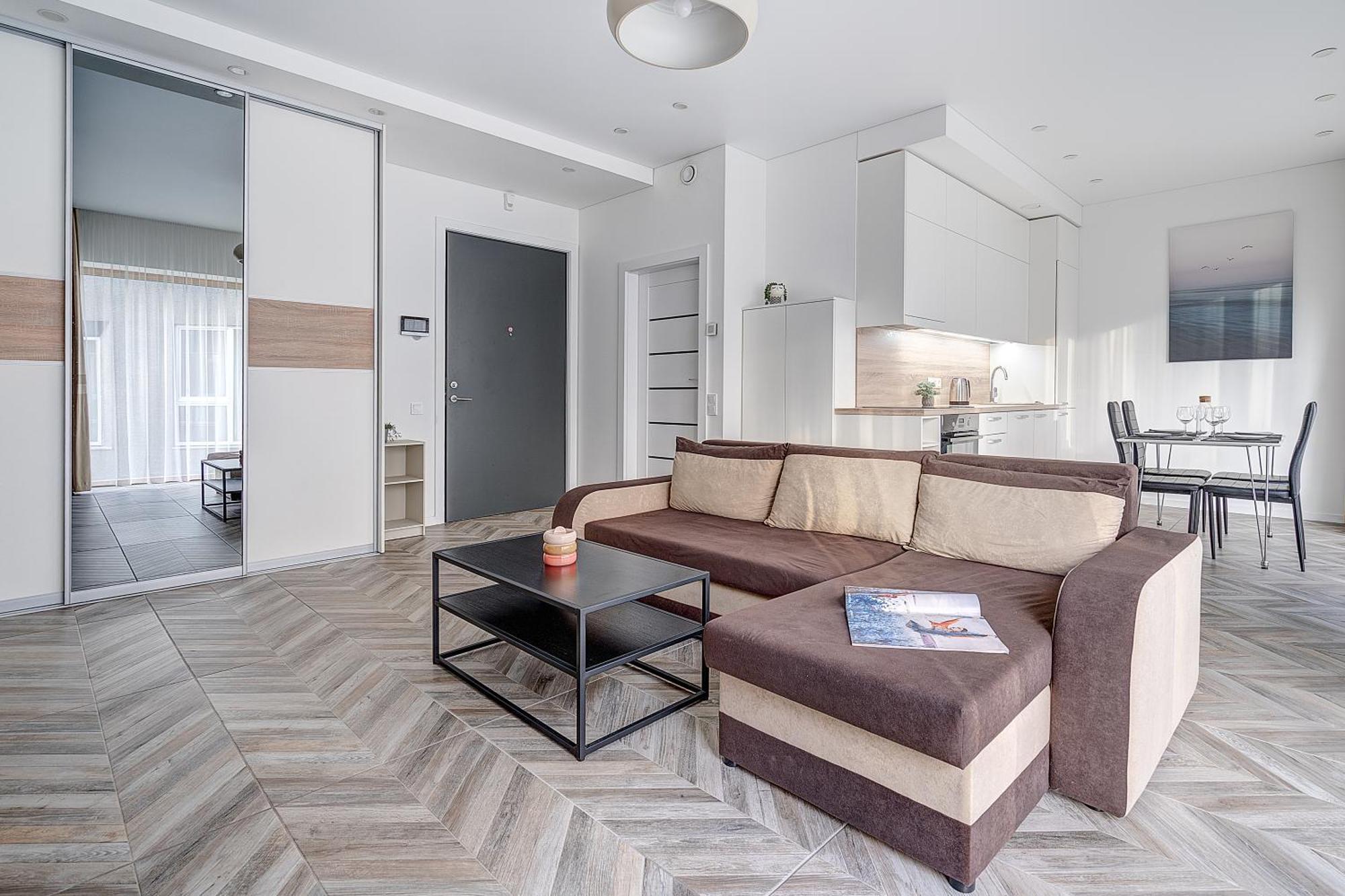 Cohost I New Basteja Life Apartments W-Garage Prkg & Self Check-In VNO Rum bild